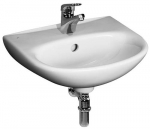 Praustuvas Jika ZETA 40 x 32 cm, su 1 anga mai&scaron;ytuvui viduryje