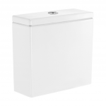 Unitazo bakelis INSPIRA 3/4,5 ltr., apatinis vand. įvadas kairėj pusėje, baltas