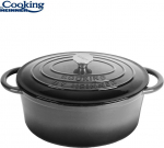 Katlas emaliuotas ketaus 6L 33x26,5x11,5 cm HR-ZVC-S26OV, COOKING BY HEINNER