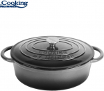 Katlas emaliuotas ketaus 9L 37x29x15 cm HR-ZVC-S29OV, COOKING BY HEINNER