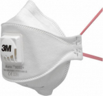3M Respiratorius su i&scaron;kvėpimo vožtuvu FFP3, 3M