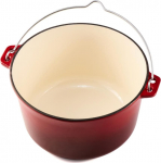 Katlas be dangčio emaliuotas ketaus 5L 26x15 cm HR-HYCC-25P, COOKING BY HEINNER