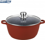 Katlas aliuminio su keramikos danga 8L 30x13,5 cm HR-JLG-C30SO, COOKING BY HEINNER