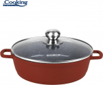 Katlas aliuminio su keramikos danga 4,1L 28x7,5 cm HR-JLG-J28JCR, COOKING BY HEINNER