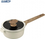 Katlas su dangčiu aliuminio su keramikos danga 1,9L 18x9 cm HR-JLG-WC18, COOKING BY HEINNER