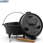 Ketaus puodas su dangčiu 25cm 3.7L NATURE HEINNER