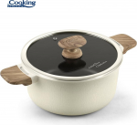 Katlas su dangčiu aliuminio su keramikos danga 4,7L 24x12 cm HR-JLG-WC24, COOKING BY HEINNER