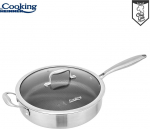 Katlas nerūdijančio plieno su keramikos danga 4,2L 28x7,5 cm HR-MRK-28C, COOKING BY HEINNER