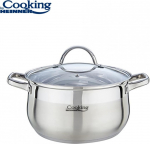 Katlas nerūdijančio plieno su teflono danga 6,1L 24x13,5 cm HR-MSF-061, COOKING BY HEINNER