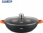 Katlas aliuminio su keramikos danga 5,5L 32x8,5 cm HR-SCO-A32C, COOKING BY HEINNER