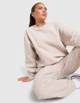 NIKE DŽEMPERIS W NK STUDIO FLEECE OS CREW GLS Rusva