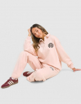 ADIDAS DŽEMPERIS COLLAR CREW Rožinė