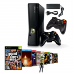 XBOX 360 konsolė 250GB + papildomas pultelis (Su įra&scaron;ytais žaidimais viduje)