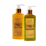 Rinkinys plaukams nuo slinkimo, pleiskanų &bdquo;Auksinis imbieras&ldquo;