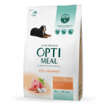OPTIMEAL Visavertis sausas maistas didelių veislių &scaron;uniukams su kalakutiena 4 kg