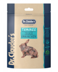DR. CLAUDER&rsquo;S TRAINEE SNACK triu&scaron;ienos skanėstai kubeliais &scaron;unims ir katėms 80g