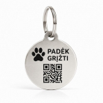 Apvalios formos QR PAKABUKAS - Žalia ( mi&scaron;ko spalva )