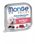 Monge Fresh pa&scaron;tetas &scaron;unims su jautiena 12x100g