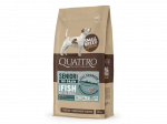 Quattro sausas maistas mažų veislių vyresniems &scaron;unims su žuvimi 1.5 kg