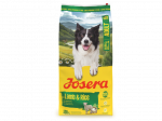 Josera sausas maistas &scaron;unims su ėriena ir ryžiais 12.5 kg