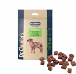 DR. CLAUDER&rsquo;S TRAINEE SNACK ėrienos skanėstai kubeliais &scaron;unims ir katėms 80g