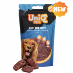 Uniq Pets Jautienos ir menkės tra&scaron;kučiai 80g