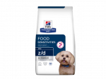 Hill's PRESCRIPTION DIET z/d mini sausas maistas &scaron;unims Jautriems pa&scaron;arui 1 kg