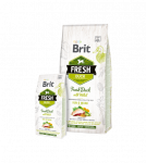 Brit Fresh sausas maistas aktyviems &scaron;unims su antiena ir soromis 12 kg