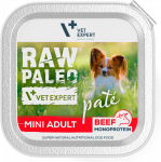 Raw Paleo pa&scaron;tetas mažų veislių suaugusiems &scaron;unims su jautiena 24x150g