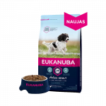 Eukanuba Medium Adult pa&scaron;aras su vi&scaron;tiena 3kg