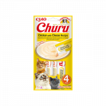 Churu kreminis skanėstas su vi&scaron;tiena ir sūriu katėms 12x56g