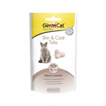 GIMCAT SKIN & COAT TABS skanėstai katėms 2x40 g