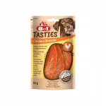 8in1 Tasties vi&scaron;tienos krūtinėlės skanėstai &scaron;unims 5x85 g