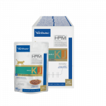 Virbac KJ1 Veterinarinis &Scaron;lapias kačių maistas inkstų ir sąnarių priežiūrai 12x85 g