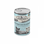 LandFleisch konservai katėms su pauk&scaron;tiena ir krabų mėsa 6x400 g