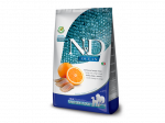 N&D Ocean sausas maistas suaugusiems vidutinių ir didelių veislių &scaron;unims su silke ir apelsinais 2.5 kg