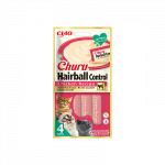 Churu Hairball Control kreminis skanėstas su vi&scaron;tiena katėms 12x56g