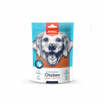 Wanpy Chicken Jerky Chips vi&scaron;tienos tra&scaron;kučiai skanėstai &scaron;unims 5x100 g