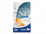 N&D Ocean sausas maistas suaugusiems mažų veislių &scaron;unims su menke moliūgais ir apelsinais 800g