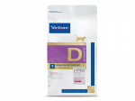 Virbac D1 HPM Dermato Veterinarinis sausas maistas katėms skirtas palaikyti odos funkciją esant dermatozei 3 kg