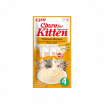 Churu Kitten kreminis skanėstas su vi&scaron;tiena kačiukams 12x56g
