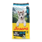 Josera High Protein Junior Sea Fish sausas pa&scaron;aras jauniems &scaron;unims su žuvim 12.5 kg