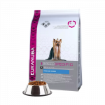 Eukanuba Yorkshire Terrier suaugusiems (vi&scaron;tiena) 2kg