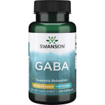 Swanson Gaba 500mg &ndash; 100 kapsulių