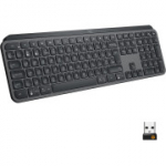 Logitech MX Keys bevielė klaviatūra, Bluetooth ir USB imtuvas, QWERTZ i&scaron;dėstymas - juoda (A+ klasė)
