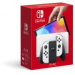 Nintendo Switch &ndash; OLED modelis su White Joy-Con 64GB, 7 colių OLED ekranas, ne&scaron;iojama ir namų konsolė