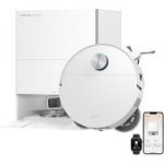 DREAME X60 Ultra robotų dulkių siurblys ir plovimo įrenginys 35000 Pa, baltas