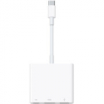 Apple USB-C skaitmeninis kelių prievadų AV adapteris &ndash; baltas (vėlyvas modelis)