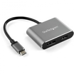 USB-C kelių jungčių vaizdo adapteris &ndash; USB-C į HDMI 2.0 arba DisplayPort 1.2 monitoriaus adapteris su 4K 60Hz