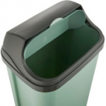 &Scaron;iuk&scaron;liadėžė keeeper su pasukamu dangčiu, 50 l, 39 &times; 29,5 &times; 67,5 cm, Rasmus, žalia (Nordic Green)